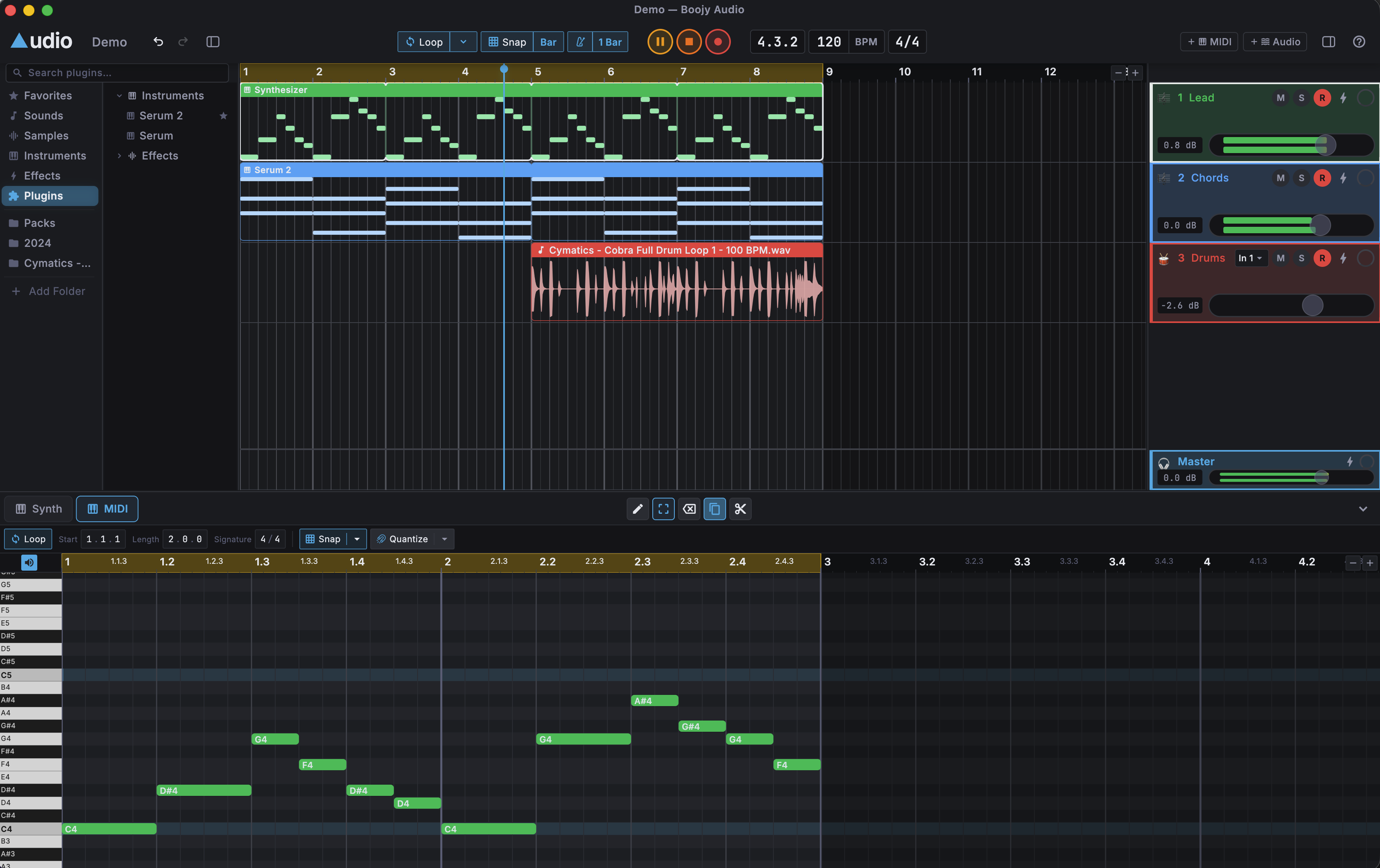 Boojy Audio interface